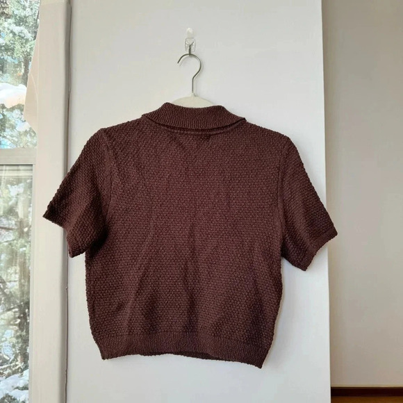 NWT Free People Nolan Sweater Set Matching Two Piece Pants Set Brown Small - Picture 9 of 15